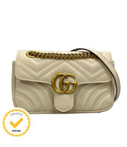 Gucci Chain Shoulder Bag Crossbody GG Marmont