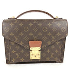 Louis Vuitton Handbag Monceau 28 Monogram Canvas Brown