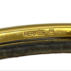 Hermes Belt Gold Black — view 2