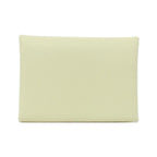 Hermes Calvi Duo Coin Case Jaune Milton