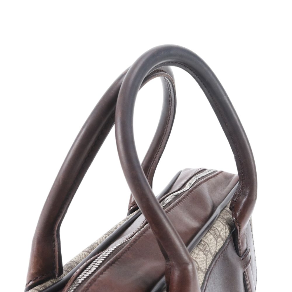 Gucci GG Supreme Leather Business Document Briefcase Brown — view 2