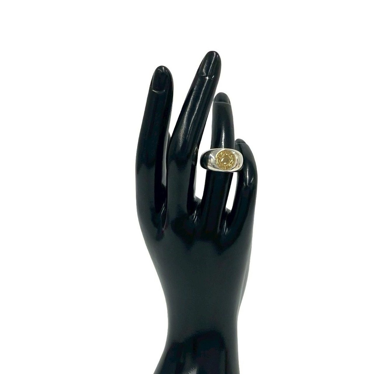 Hermes Series Ring 18k Gold Silver — view 2