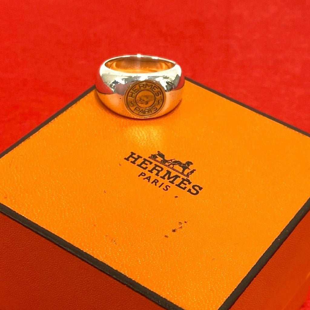 Hermes Series Ring 18k Gold Silver