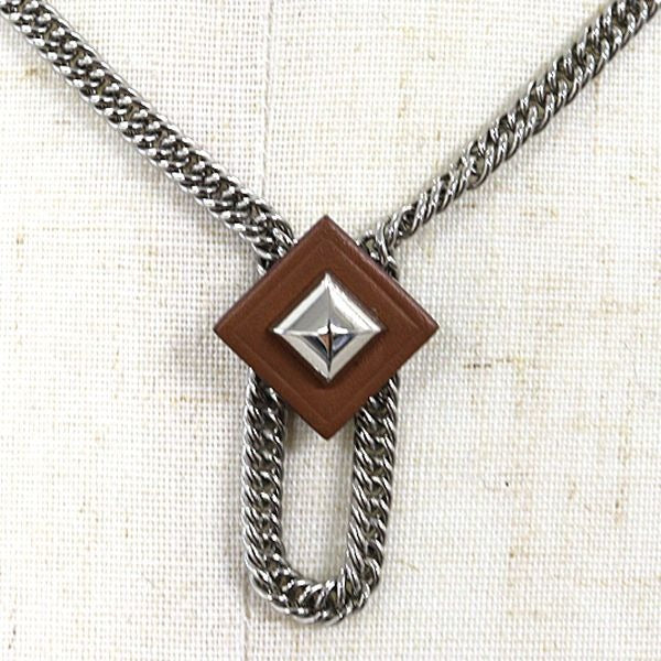 Hermes Herme Pendant Necklace Grumet Ekestre PM