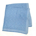 Louis Vuitton Shawl Wool Silk Blue