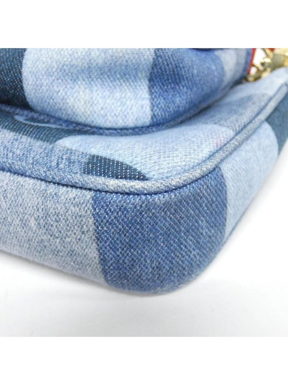 Louis Vuitton Denim Monogram Multi Pochette Accessory Shoulder Bag