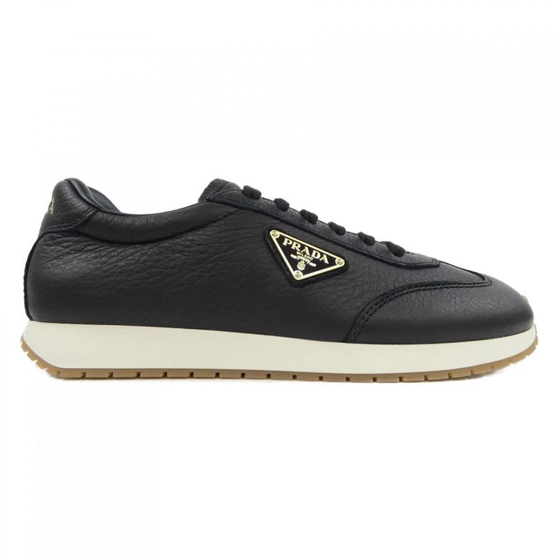 Prada 2 Eg436 Size 6 Black Sneakers