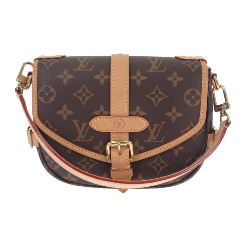 Louis Vuitton Saumur BB Monogram Shoulder Bag Handbag 2-Way — view 2