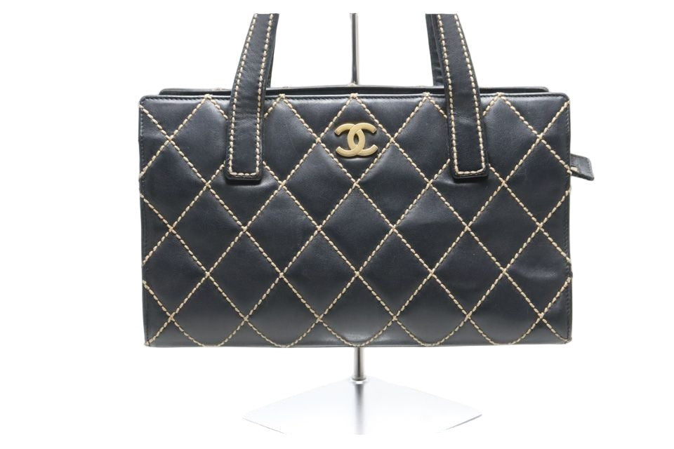 Chanel Wild Stitch GD Leather Handbag