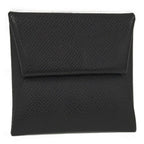 Hermes Bastia Epsom Coin Case Leather Black