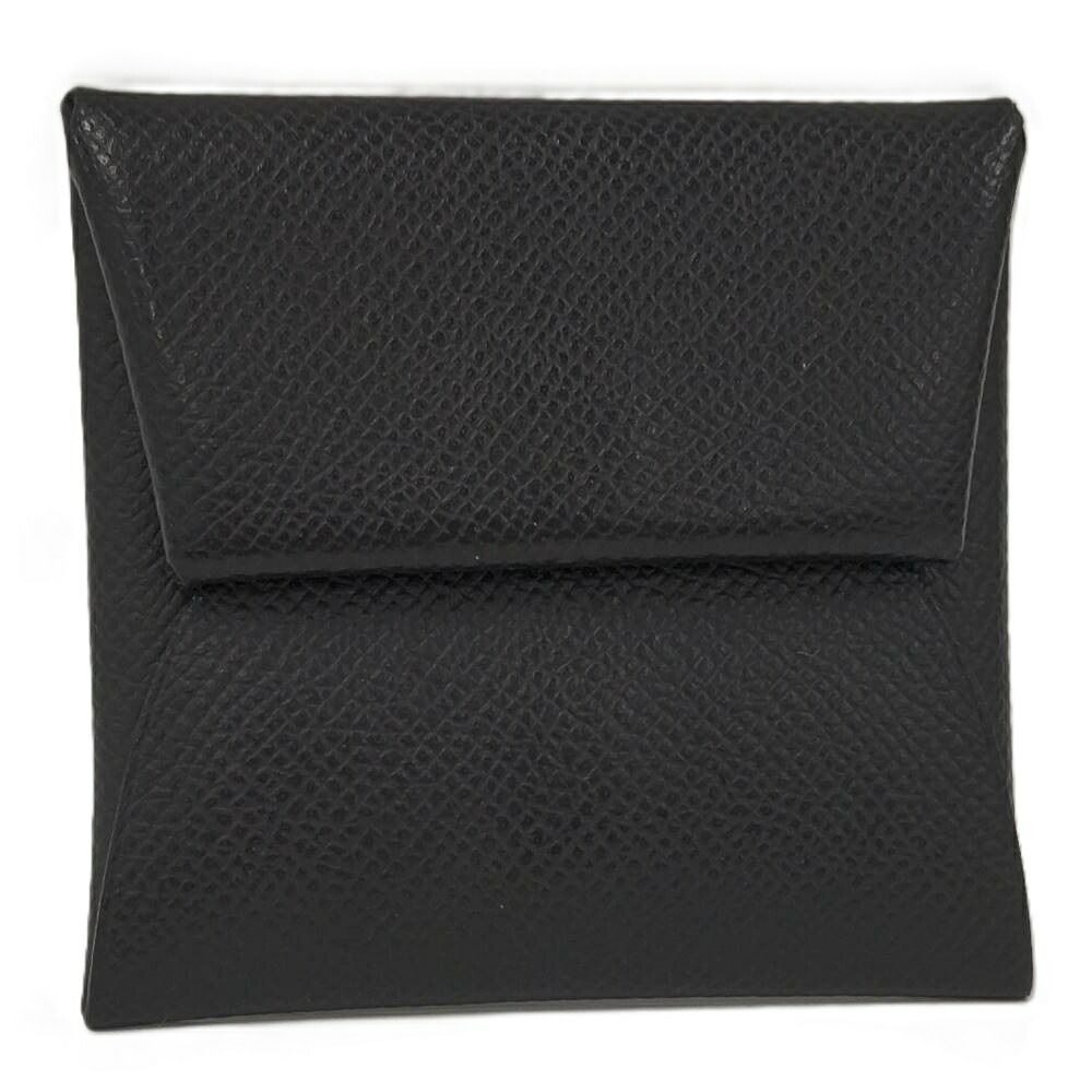Hermes Bastia Epsom Coin Case Leather Black