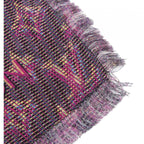 Louis Vuitton LV Pop Shawl Black Blue Yellow Purple — view 2