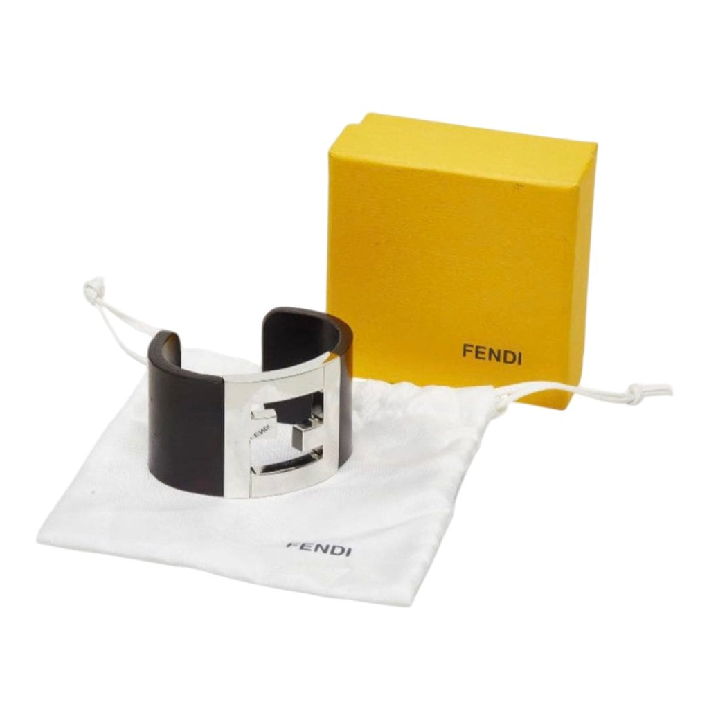 Fendi Calfskin Bangle Bracelet
