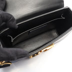 Dior Shoulder Bag 30 Montaigne Box Navy Black Leather — view 3
