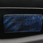 Dior Shoulder Bag 30 Montaigne Box Navy Black Leather — view 4