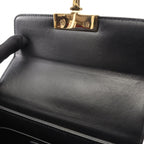 Dior Shoulder Bag 30 Montaigne Box Navy Black Leather — view 5