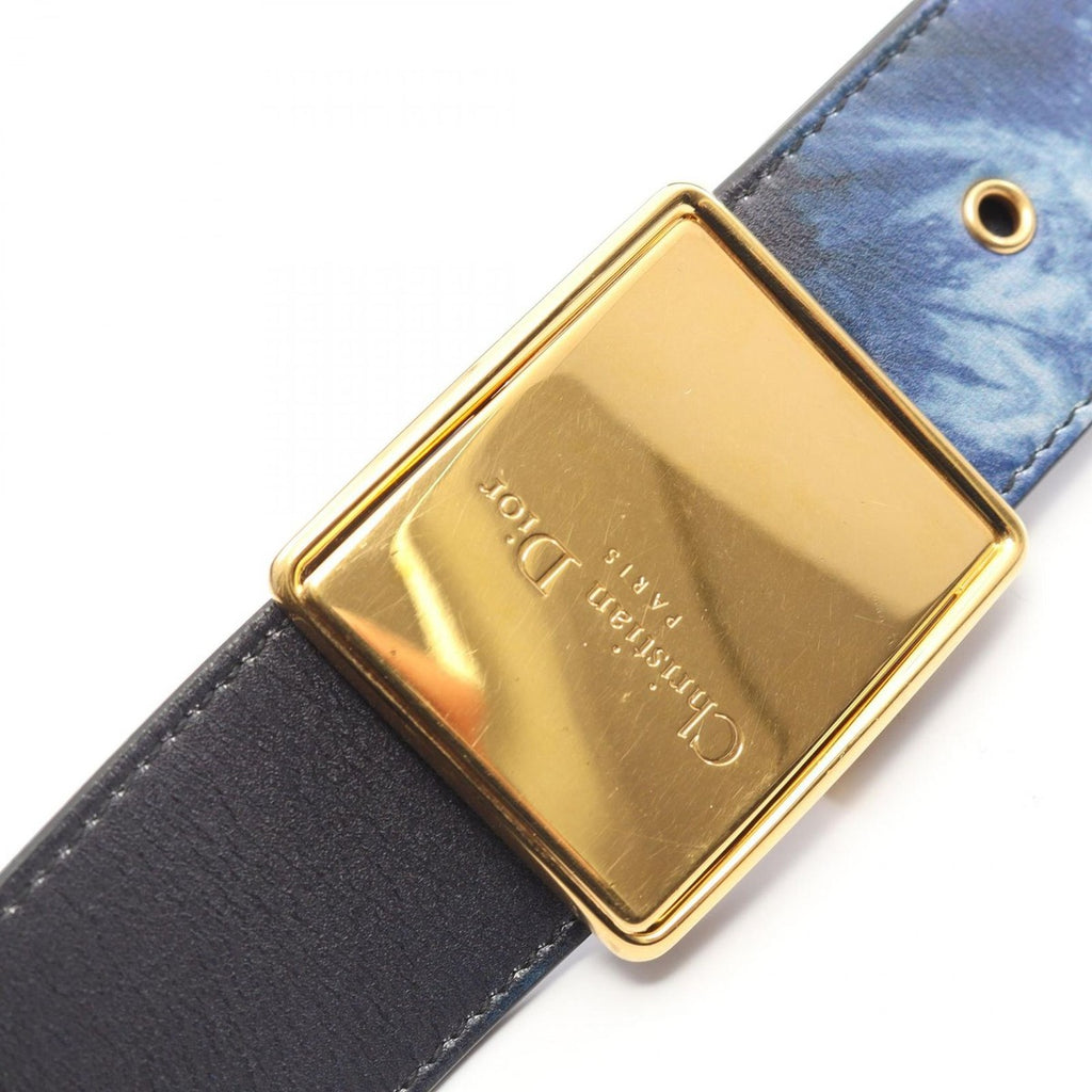 Dior Shoulder Bag 30 Montaigne Box Navy Black Leather — view 8