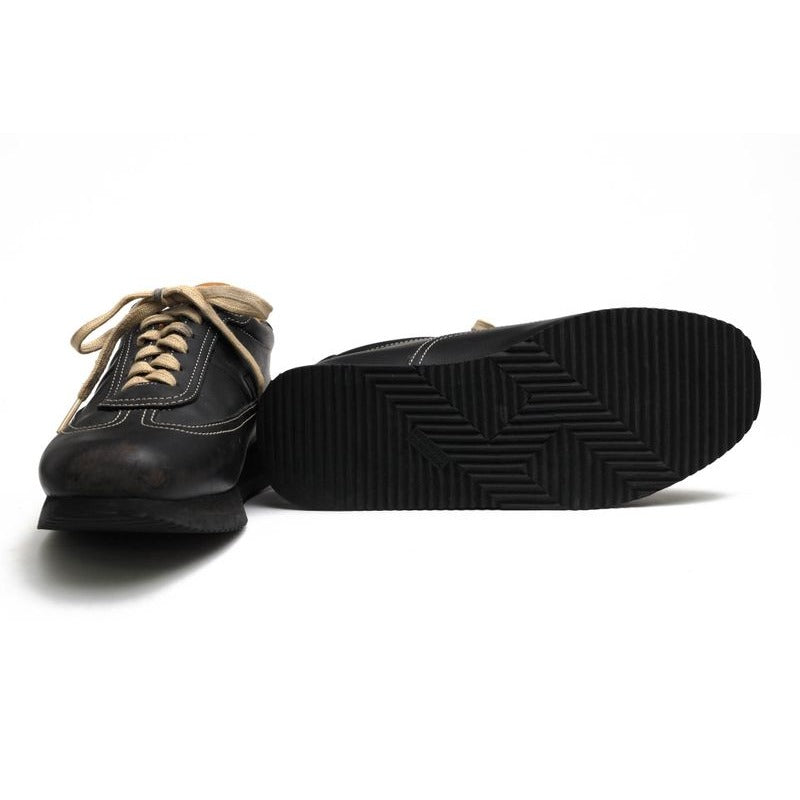 Hermes Shoes Sneakers Low Cut Women Leather Black Quick — view 6