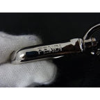 Fendi Key Holder Sling Bag Charm Silver Fr1701 — view 3