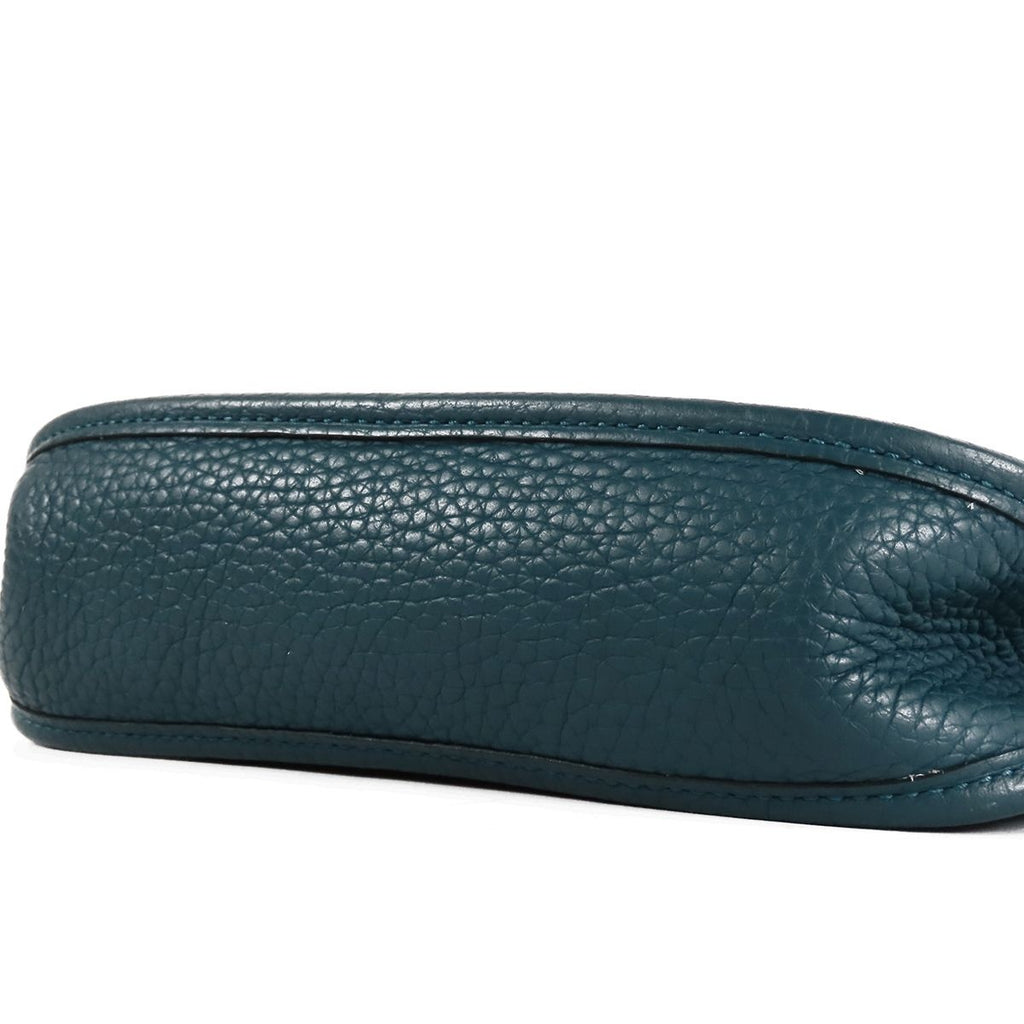 Hermes Evelyne TPM Amazon Col Vert Silver Taurillon Shoulder Bag — view 3