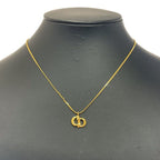 Christian Dior GP CD Logo Necklace Gold — view 2