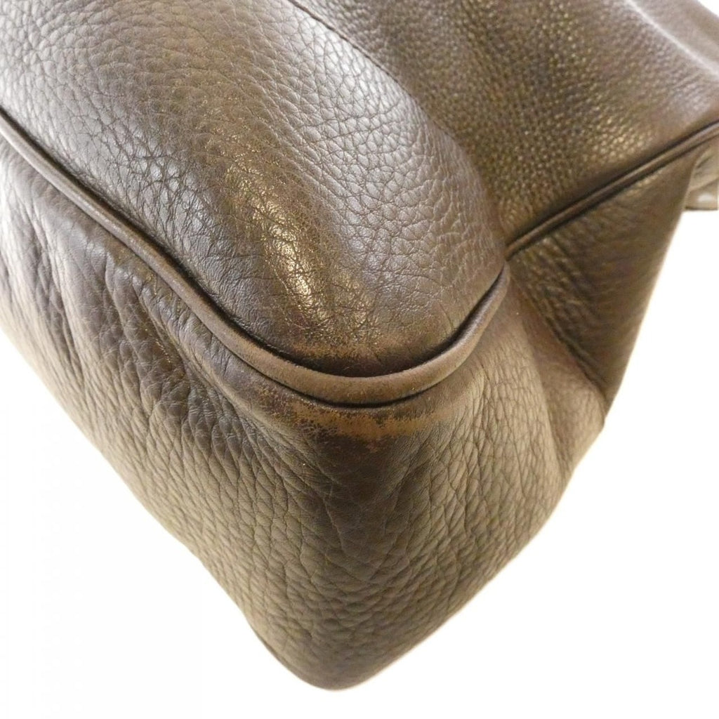 Gucci Shoulder Bag Leather Brown — view 2