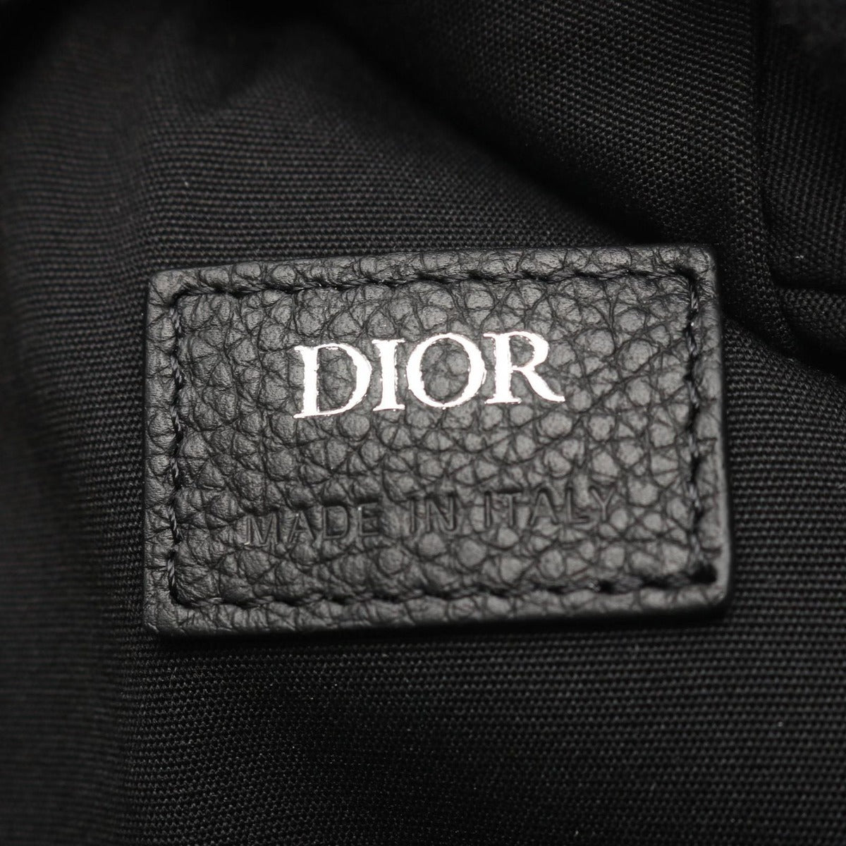 Dior Waist Bag Scarab Black Navy Canvas Leather Beige — view 4