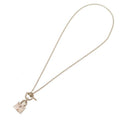 Hermes Birkin Motif Amulet Silver 925 Necklace Accessory 0178