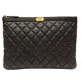 Chanel Clutch Caviar Leather