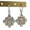 Chanel Earrings Rhinestone CC Logo