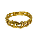 Chanel and Comment Vintage CC Logo Bracelet Bangle — view 7