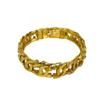 Chanel and Comment Vintage CC Logo Bracelet Bangle — view 8