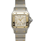 Cartier Santos Galbee SM Anniversary Limited Watch Date YG Automatic Winding