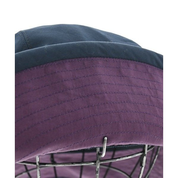 Hermes Hat Cotton Silk Navy Blue — view 4