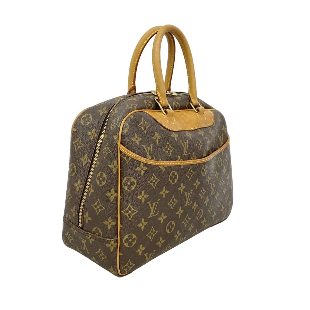 Louis Vuitton Handbag Monogram Deauville Brown — view 2