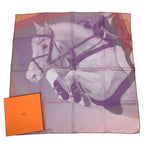 Hermes Scarf Silk Carre 90 le Saut H Multicolor Box