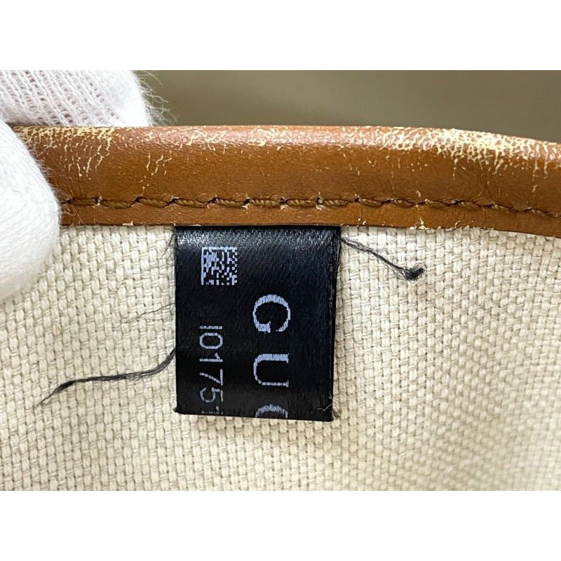 Gucci GG Supreme Tote Bag Brown — view 4