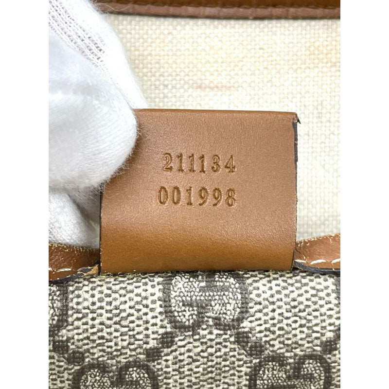 Gucci GG Supreme Tote Bag Brown — view 2