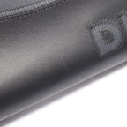 Dior Round Long Wallet Logo Black Gray Leather — view 5