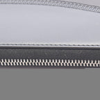 Dior Round Long Wallet Logo Black Gray Leather — view 6