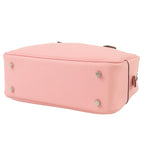 Hermes Mini Plume 20 Rose Sakura Silver Swift Handbag — view 3