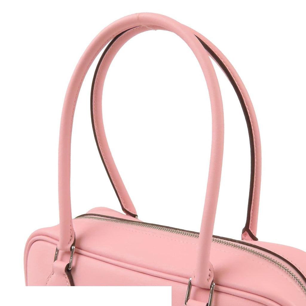 Hermes Mini Plume 20 Rose Sakura Silver Swift Handbag — view 5