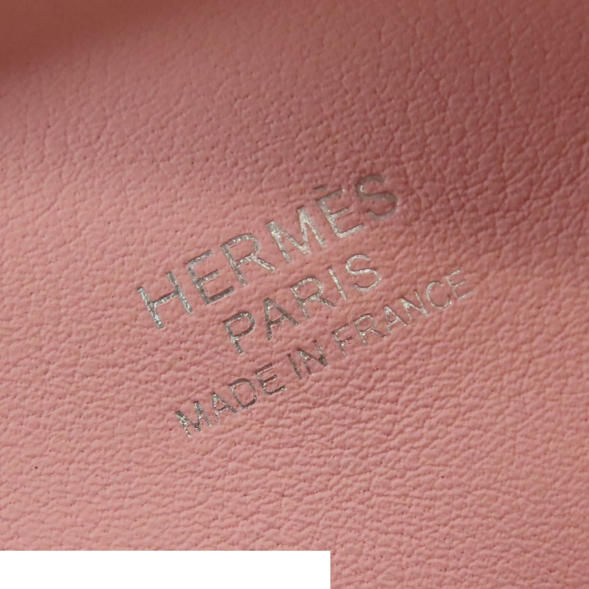 Hermes Mini Plume 20 Rose Sakura Silver Swift Handbag — view 6