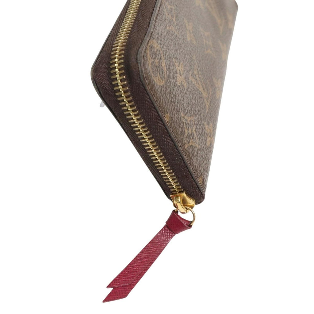 Louis Vuitton Portefeuille Clemence Monogram Fuchsia Zip Around Wallet — view 4
