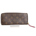 Louis Vuitton Portefeuille Clemence Monogram Fuchsia Zip Around Wallet — view 5