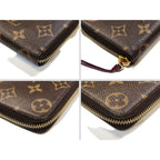 Louis Vuitton Portefeuille Clemence Monogram Fuchsia Zip Around Wallet — view 9