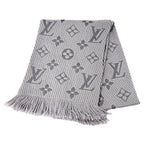 Louis Vuitton Muffler Stole Monogram Wool Escharp Logomania Scarf