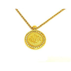 Dior Necklace Gold Metal Emblem — view 2