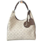Louis Vuitton Monogram Carmel Hobo Mahina Leather Shoulder Tote Bag — view 3