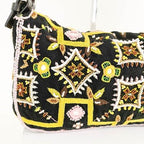 Fendi Mamma Baguette Beaded Fringe Shoulder Bag Bucket Hand FF — view 8